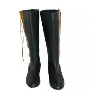 Rebecca Minkoff Ostrich Print Flat Boots Size 7